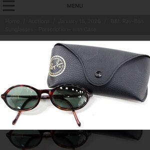 B&L Ray-Ban Sunglasses - Prescription- with Case